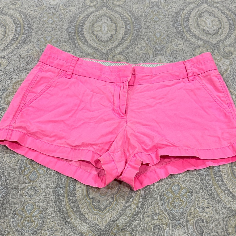J. Crew Vibrant Pink Women's Cargo Shorts